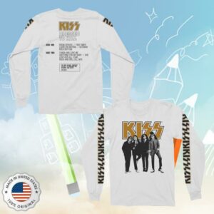 Kiss Online Merch Store Dressed To Kill 50Th Anniversary Long Sleeve T-Shirt