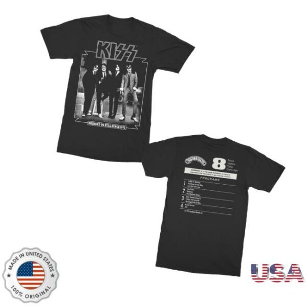 Kiss Official Store Merch Dressed To Kill Since 1975 T-Shirt