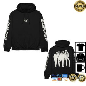 Kiss Official Store Merch Rock And Roll All Nite Single Hoodie Sweatshirt