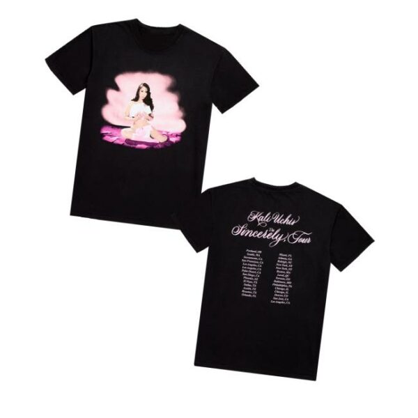 Kali Uchis Shop Merch Sincerely Tour Date Back Tee