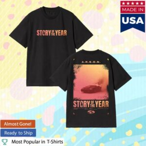 Story Of The Year Merch Store A.R.S.O.N. Album Black Tee