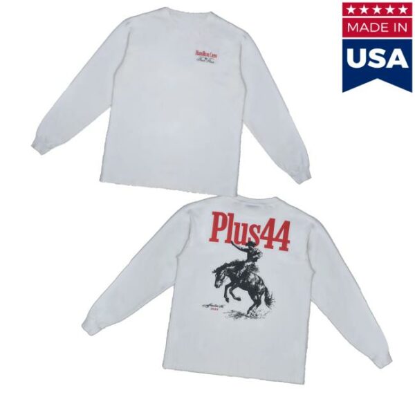 Plus44 Merch Store Saddle Up Long Sleeve Tee