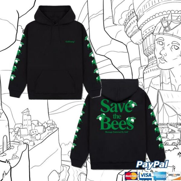 Golfwang Merch Store Chromakopia Save The Bees Hoodie By Golf Wang