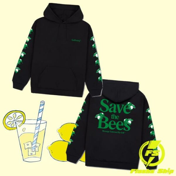 Golfwang Merch Store Chromakopia Save The Bees Hoodie By Golf Wang