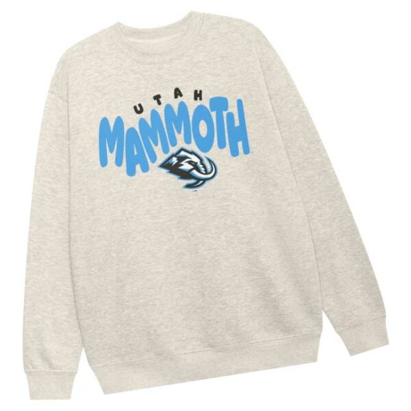 Foco Merch Store Utah Mammoth Bubble Crew Neck Sweatshirt