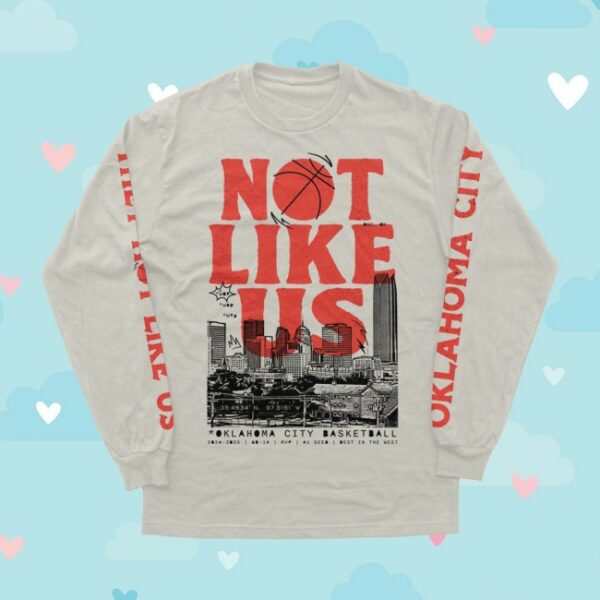 Oklahoma Shirt Company Store Merch Not Like Us Bone Sweatshirt