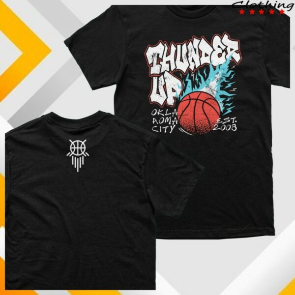 Oklahoma Shirt Company Store Merch Thunder Ball Z Black T Shirt