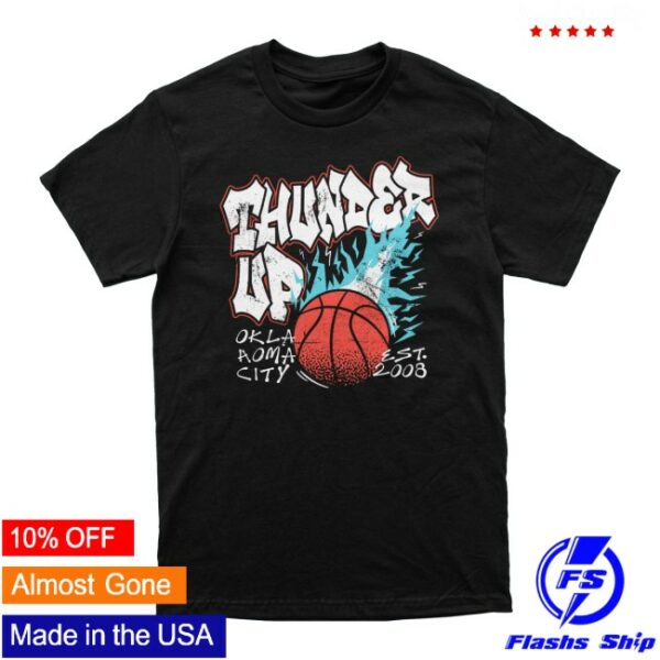 Oklahoma Shirt Company Store Merch Thunder Ball Z Black T Shirt