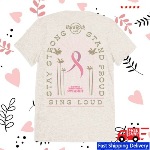 Hard Rock Store Merch Adult Fit Pinktober 2025 Crew Neck Tee