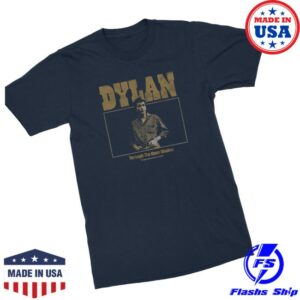 Bob Dylan Official Store Through The Open Window Navy T-Shirt