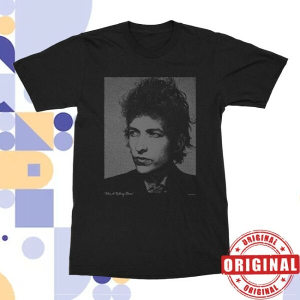 Bob Dylan Official Store Like A Rolling Stone Portrait T-Shirt