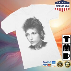 Bob Dylan Official Store Portrait White T-Shirt