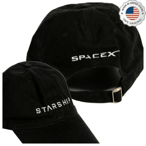 Nasa Space Shop Store Spacex Starship Black Hat