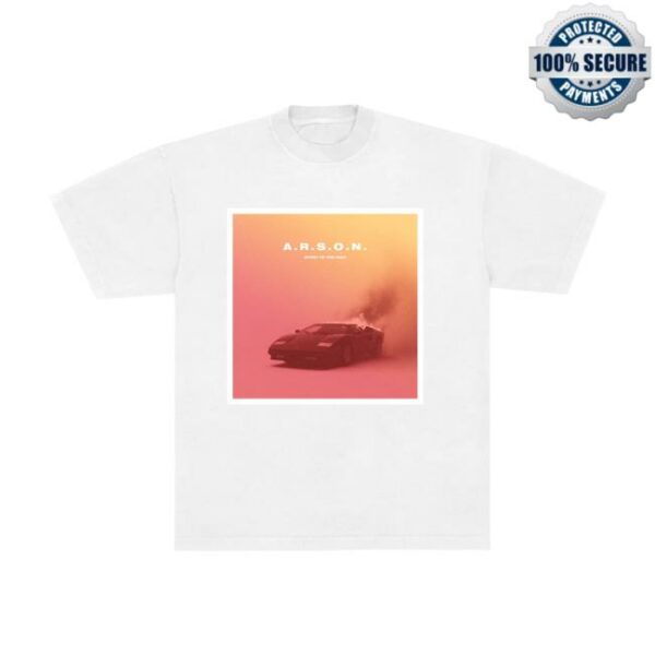Story Of The Year Store Merch A.R.S.O.N. Album White Tee