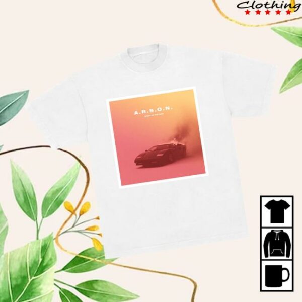Story Of The Year Store Merch A.R.S.O.N. Album White Tee