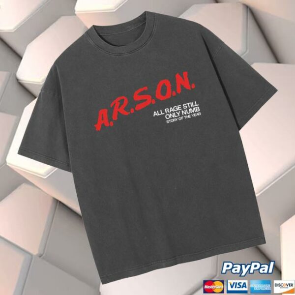 Story Of The Year Merch Store A.R.S.O.N. Vintage Tee