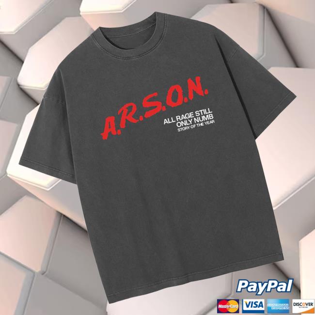 kenny Story Of The Year Merch Store ARSON Vintage Teea