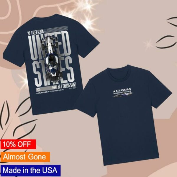 Williamsf1 Merch Store Atlassian Williams Racing Austin Tee
