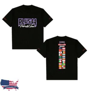 Plus44 Merch Store Plus44 World Tour 2025 Tee