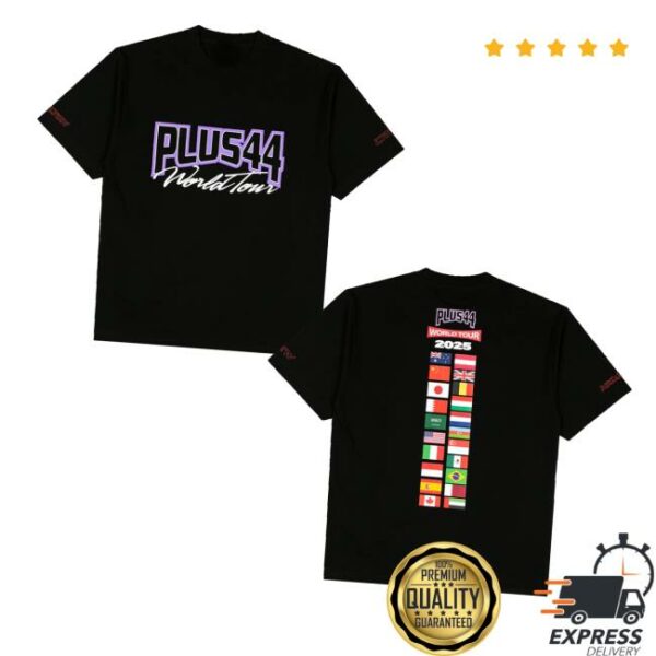 Plus44 Merch Store Plus44 World Tour 2025 Tee