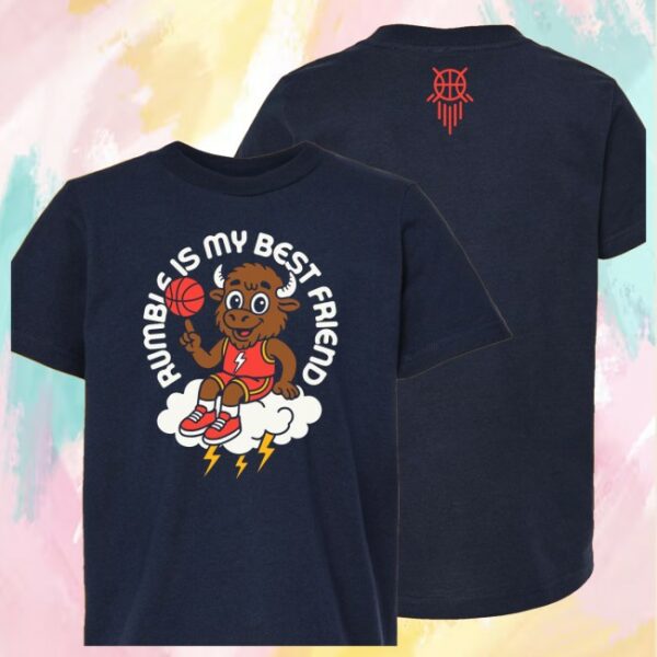 Oklahoma Shirt Company Store Merch Rumble Is My Best Friend Navy T Shirt