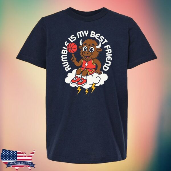 Oklahoma Shirt Company Store Merch Rumble Is My Best Friend Navy T Shirt