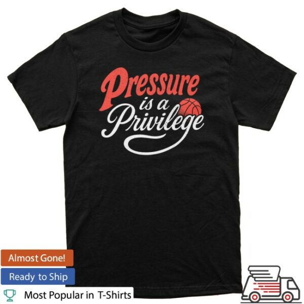 Oklahoma Shirt Company Store Merch Pressure Is A Privilege Black T-Shirt