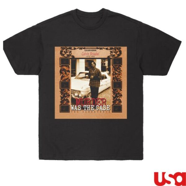 Snoopermarket Merch Store Murder Was The Case Album Cover 30 Year Anniversary Tee