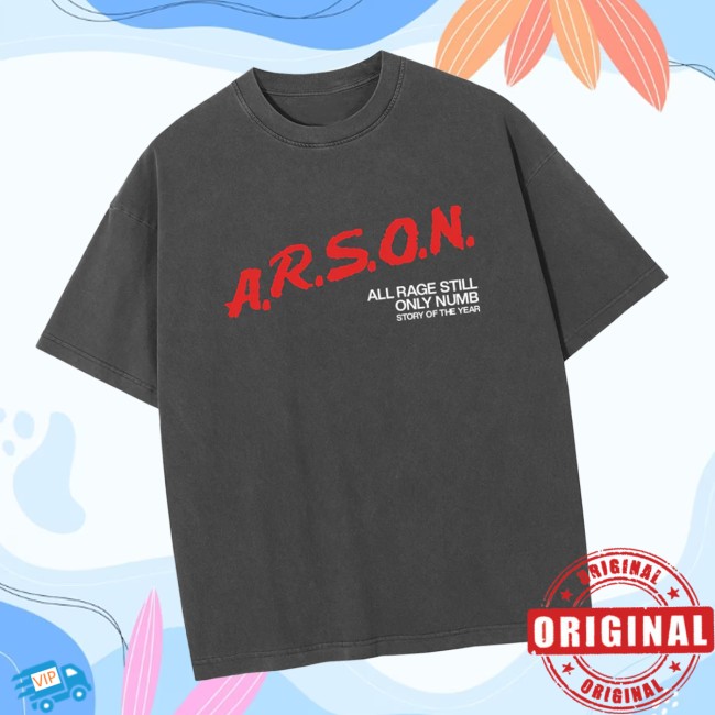 kenny story of the year store merch arson vintage tee we