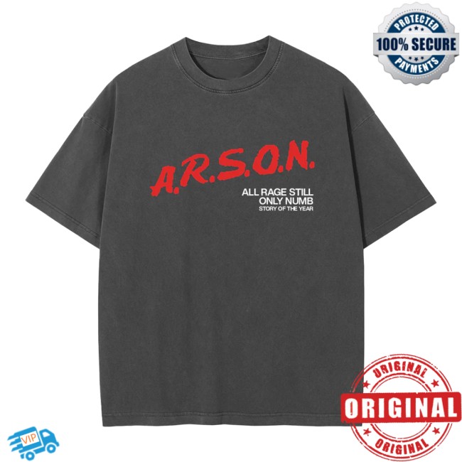 kenny story of the year store merch arson vintage tee