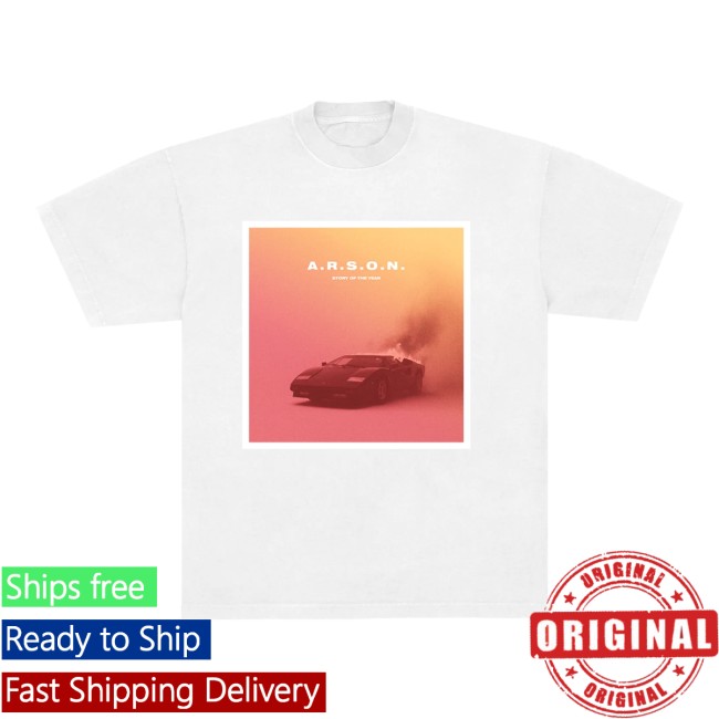 Story Of The Year Store Merch A.R.S.O.N. Album White Tee Story Of The Year Store Merch A.R.S.O.N. Album White Tee