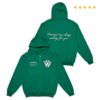 kenny underground clothing store merch revenge quote zip green hoodie