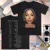 Kelly Rowland Store Merch Photo Tour Black & White Tee