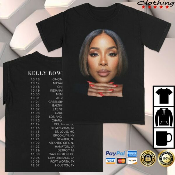 Kelly Rowland Store Merch Photo Tour Tee