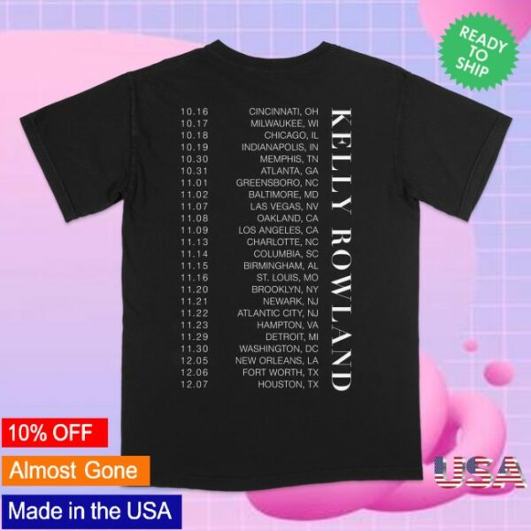 Kelly Rowland Store Merch Photo Tour Tee