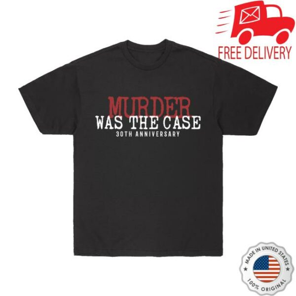 Snoopermarket Merch Store Murder Was The Case 30 Year Anniversary Tee