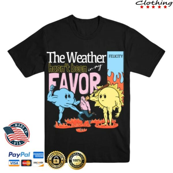 Felicity Merch Store The Weather Black Tee