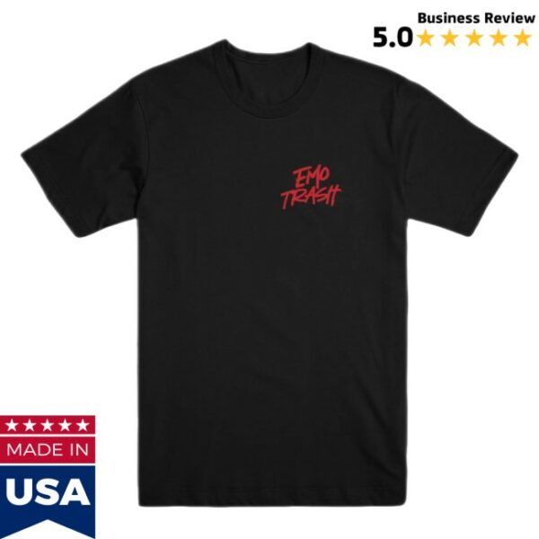 Felicity Merch Store Emo Trash Black T-Shirt