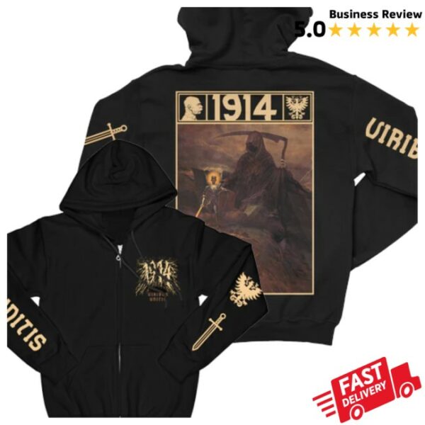 Indiemerchstore 1914 Viribus Unitis Zip Hoodie