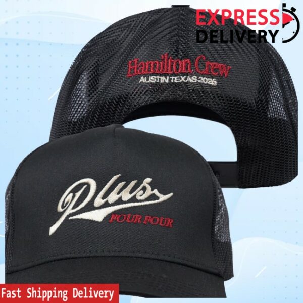 Plus44 Store Merch Rodeo Trucker Black Hat