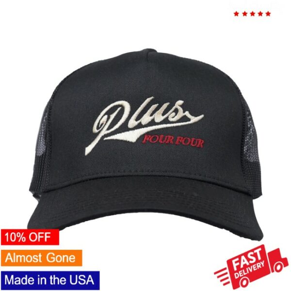 Plus44 Store Merch Rodeo Trucker Black Hat