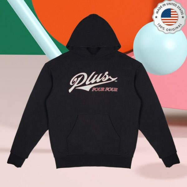 Plus44 Store Merch Road Trip Pullover Black Hoodie