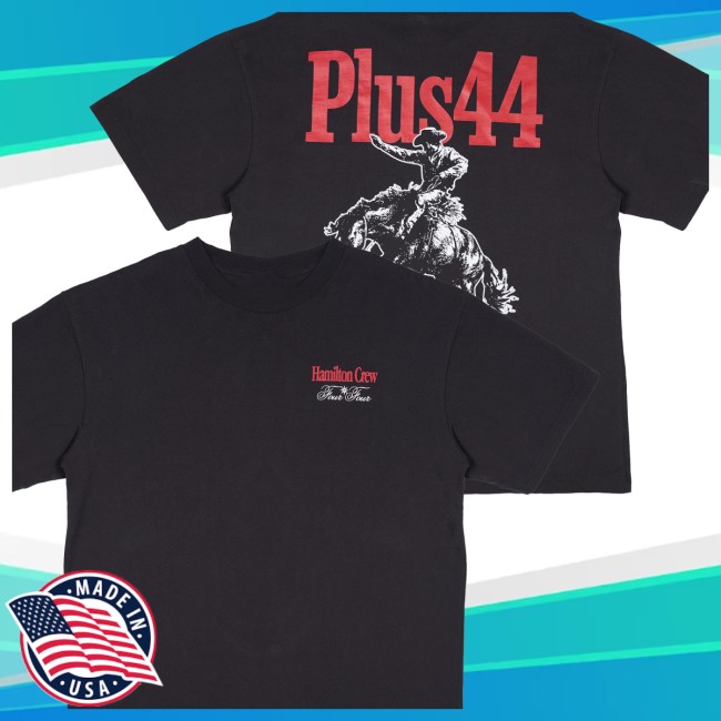 Plus44 Store Merch Saddle Up Classic Black Tee Plus44 Store Merch Saddle Up Classic Black Tee