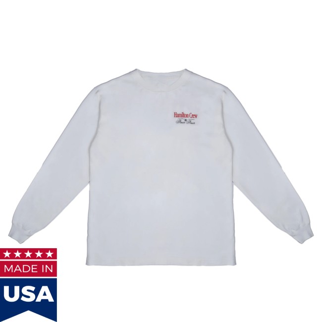 Plus44 Store Merch Saddle Up Long Sleeve White Tee Plus44 Store Merch Saddle Up Long Sleeve White Tee