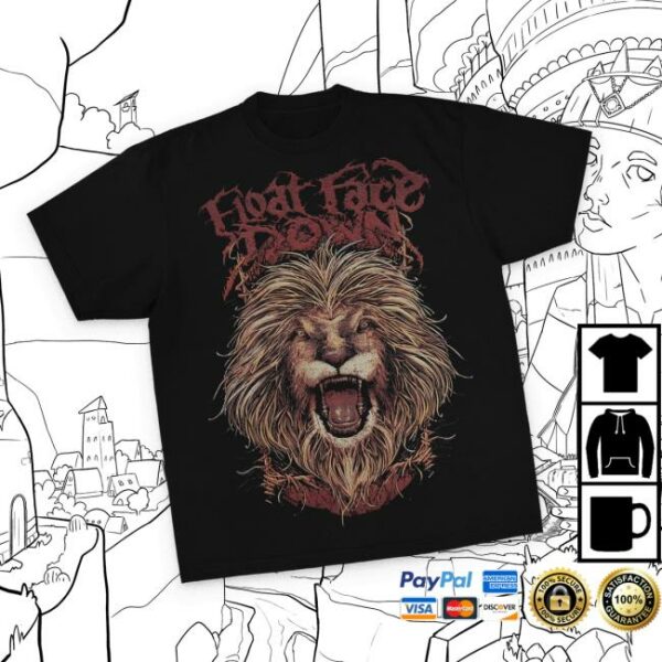 Float Face Down Official Merch Store Lion’s Den Tee