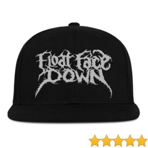 Float Face Down Official Merch Store Logo Flat Brim Snapback Hat Float Face Down Official Merch Store Logo Flat Brim Snapback Hat