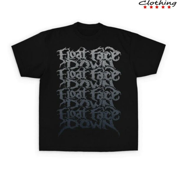 Float Face Down Official Merch Store Stacked Logo Tee