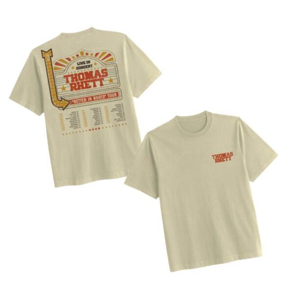 Thomas Rhett Merch Store 2025 Marquee Tee