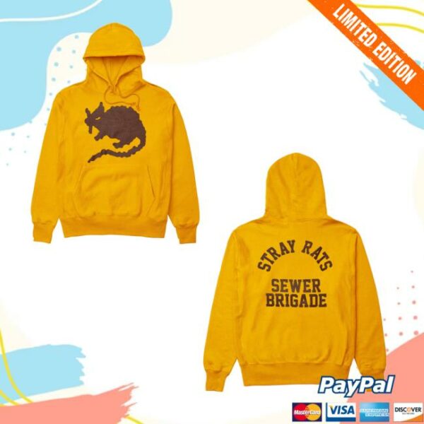 Stray Rats Store Merch Sewer Brigade Hoodie