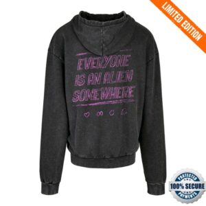 Coldplay Store Merch Alien Radio Music Of The Spheres World Tour 2025 Hoodie